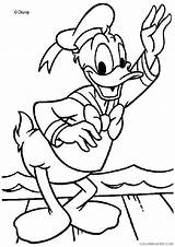 Duck Donald Coloring Pages Coloring4free Print Related Posts sketch template