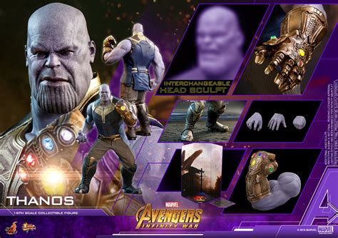 Infinity War Hot Toys Thanos With Infinity Gauntlet Up For