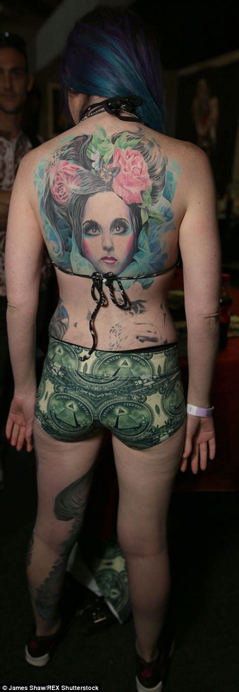 Tattoo Devotees Showcase Beautiful Designs At East Londons Tobacco