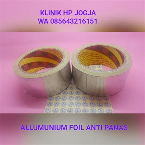 allumunium foil penahan panas klinik hp