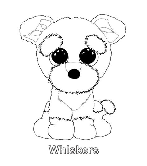 ty art gallery puppy coloring pages animal coloring pages beanie