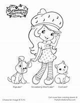 Strawberry Shortcake Coloring Pages Printable Kids Sheets Jam Cherry Da Print Colouring Colorare Fragolina Para Cartoon Cat Disegni Di Color sketch template