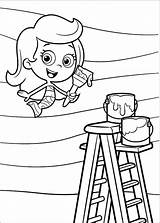 Bubble Guppies Pages Coloring Printable Molly Colouring Print sketch template