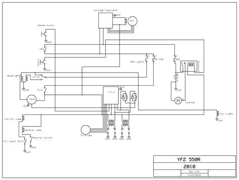 yamaha blaster wiring schematic yamaha blaster light wiring auto electrical wiring diagram