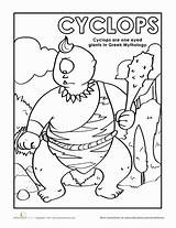 Cyclops Mythology Cyclop sketch template