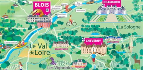 loire valley map loire valley castles map loire wine map chateaux