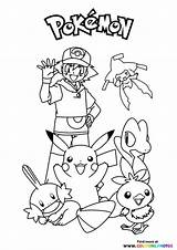 Pikachu Games Pokemon1 sketch template
