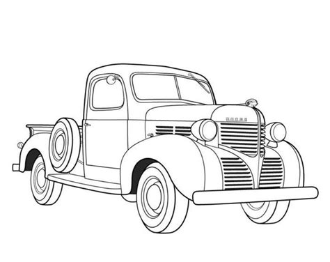 pick  truck coloring pages coloring home