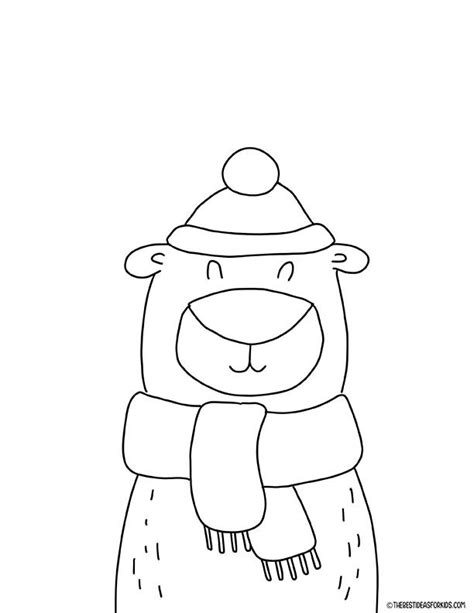 winter coloring pages  printables   ideas  kids