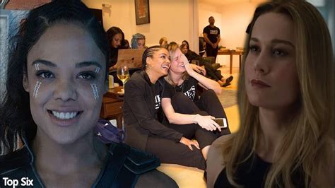 brie larson y tessa thompson ¿la primera pareja gay de marvel youtube