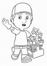 Coloring Pages Manny Handy Plumber Handyman Kids Print Color Colouring Tools Getcolorings Printable Cartoons Miscellaneou Getdrawings Fun sketch template