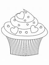 Cupcakes Animaatjes sketch template