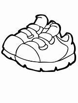 Outline Shoe Drawing Getdrawings sketch template