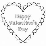 Coloring Valentine Valentines Heart Pages Hearts Printable Happy Print Color Cards Kids Rectangle Colouring Colour Drawing Preschoolers Drawings Friend Templates sketch template