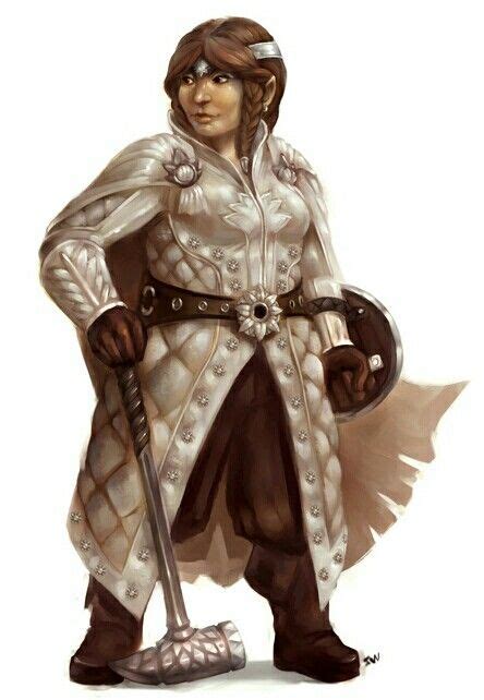 Female Dwarf Cleric Pathfinder Pfrpg Dnd Dandd D20 Fantasy