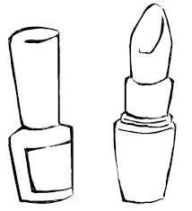 lipstick coloring page coloring pages coloring pages lipstick