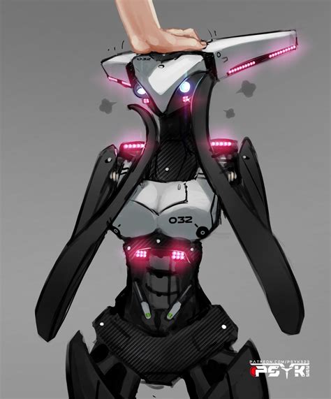 psyk323 on twitter female robot robot girl robot art