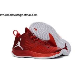 mens jordan super fly  gym red infrared  white  wholesale sneakers