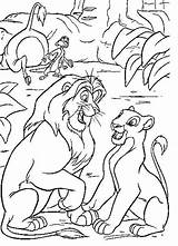 Lion King Coloring Pages Mufasa Disney Rafiki Colouring Family 41d2 Couple Young Printable Color Print Timon Book Getcolorings Books Embroidery sketch template