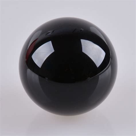 cm mm black crystal ball glass ball sphere fengshui home decor  crystal crafts