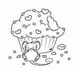 Stamps Cupcake Digi Mouse Digital Cupcakes Coloring Cute Pages Embroidery Sliekje Patterns Colouring Mice Lots Sheets Rat Ausmalbilder Hand Icolor sketch template