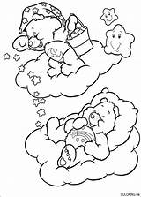 Coloring Pages Care Bears Cloud Ursinhos Para sketch template