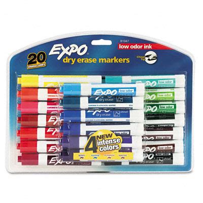 expo  odor dry erase marker  color set  material handling