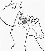 Spray Nasal Clipart Nose Cliparts Ipratropium Bromide Clip Drug Wheezing Library Clipground Use Chronic Sch Asthma Bronchodilator Bronchitis Anticholinergic Aerosol sketch template