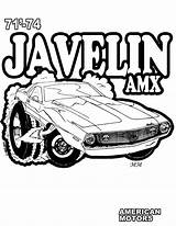 Javelin Coloring Amx Amc Clipart Car Book Cliparts Motors American Hornet Sc Library sketch template