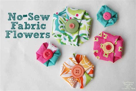 sew fabric flowers scattered thoughts   crafty mom  jamie sanders