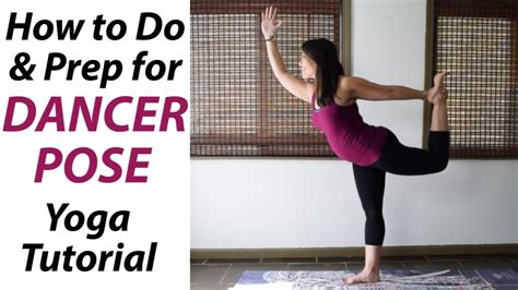 dancer pose yoga tutorial youtube