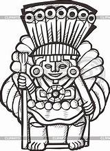 Xipe Totec Aztec God Vector Cliparto Graphics Logo sketch template