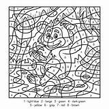 Number Color Monkey Dreamstime Children sketch template