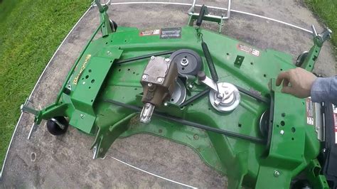 john deere    auto connect deck removal  install youtube