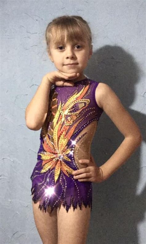 4 7 Year Old 110 116 Cm Custom Made Girls Rhythmic Gymnastic Etsy