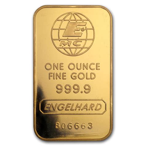 engelhard  oz gold bar engelhard wvintage assay certificate