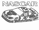 Nascar Coloring Pages Race Car Cars Truck sketch template