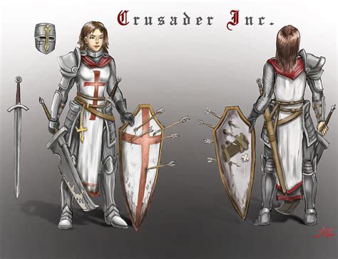 artstation crusader concept