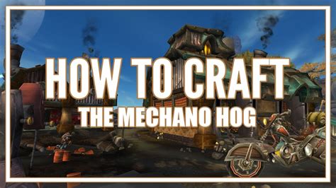 obtain  craft  mechano hog youtube