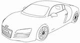R8 Wecoloringpage Sedan sketch template