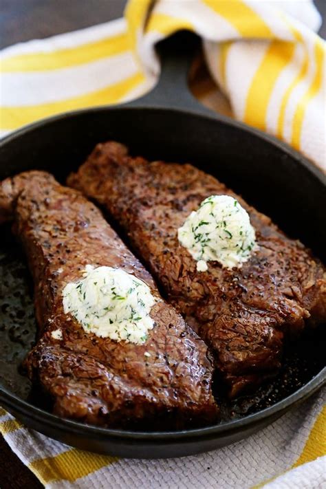 cooking strip steak with iron skillet pics and galleries