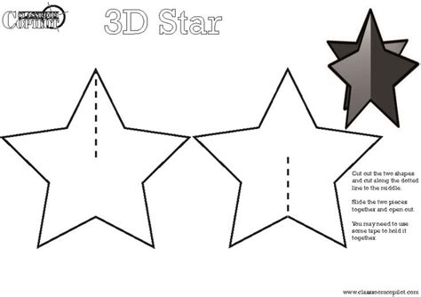printable  paper star template printable templates