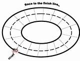 Track Race Racing Kids Car Racetrack Printable Drawing Oval Club Activities Coloring Pages Lil Awareness Phonological Template Getdrawings sketch template