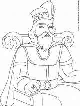 King Coloring Pages Printable Colouring Color Kids Print Getcolorings Lightupyourbrain sketch template