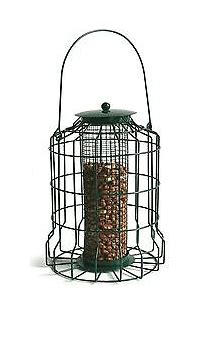 caged nut feeder red vals pet supplies