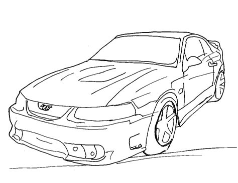 printable mustang coloring pages  kids