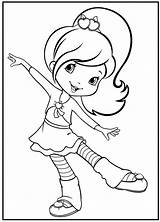Coloring Exercise Pages Dance Preschoolers Kids Strawberry Shortcake Printable Color Getcolorings sketch template