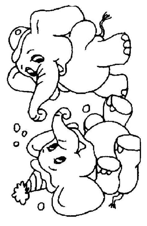 coloring page elephant coloring pages