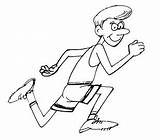 Runners Jogger Freak Clipartmag Ausmalbild Sunbyanyname Clipground Malvorlage sketch template