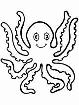 Coloring Ocean Pages Preschool Octopus Printable Color Kids Animals Primarygames Print Colouring Sheets Sea Easy Cartoon Under Sheet Crafts Party sketch template